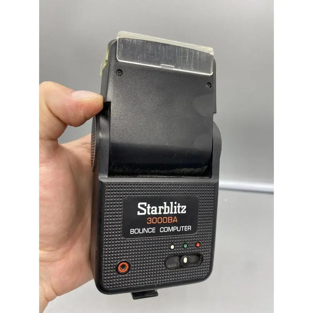 Starblitz 3000BA-Twin Bounce Dual Thyristor Camera Flash – Working/Tested